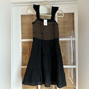J. Crew Factory women’s Black Sleeveless Sundress size small new